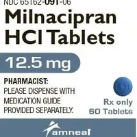 Milnacipran (Milnacipran [ mil-na-si-pran ])-AN 091-12.5 mg-Blue-Round