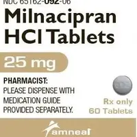 Milnacipran (Milnacipran [ mil-na-si-pran ])-AN 092-25 mg-White-Round