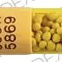 Minocycline (Minocycline [ mye-no-sye-kleen ])-59911 5869-50 mg-Yellow-Capsule-shape