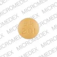 Mirtazapine (Mirtazapine [ mir-taz-a-peen ])-54 201-15 mg-Yellow-Round