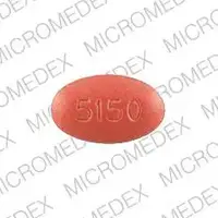 Moexipril (Moexipril [ moe-ex-i-pril ])-93 5150-15 mg-Pink-Oval