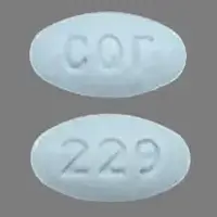 Molindone (Molindone [ moe-lin-done ])-cor 229-10 mg-Blue-Oval