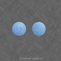 Morphine (Morphine (oral) [ mor-feen ])-15 M-15 mg-Blue-Round