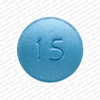 Morphine (Morphine (oral) [ mor-feen ])-15 M-15 mg-Blue-Round