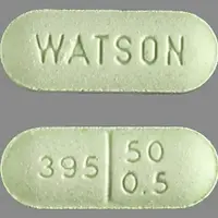 Naloxone and pentazocine (Naloxone and pentazocine (oral) [ nal-ox-one-and-pen-taz-oh-seen ])-WATSON 395 50 0 .5-0.5 mg / 50 mg-Green-Oval