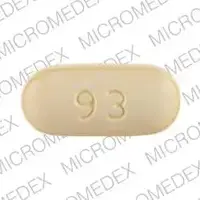 Nefazodone (Nefazodone [ ne-faz-oh-done ])-93 1025-200 mg-Yellow-Capsule-shape