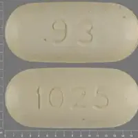 Nefazodone (Nefazodone [ ne-faz-oh-done ])-93 1025-200 mg-Yellow-Capsule-shape