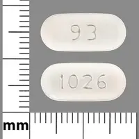 Nefazodone (Nefazodone [ ne-faz-oh-done ])-93 1026-250 mg-White-Oval