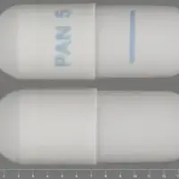 Pancrelipase (Pancrelipase [ pan-kre-lye-pace ])-PAN 5-16,000 units amylase / 3,000 USP units lipase / 10,000 USP units protease-White-Capsule-shape