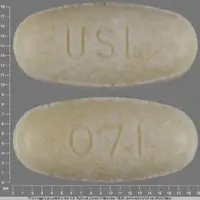 Potassium (Potassium citrate [ poe-tass-see-um-sit-rate ])-USL 071-10 mEq (1080 mg)-Tan-Oval