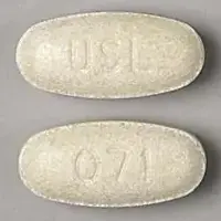 Potassium (Potassium citrate [ poe-tass-see-um-sit-rate ])-USL 071-10 mEq (1080 mg)-Tan-Oval