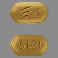 Prasugrel (Prasugrel [ pra-soo-grel ])-5121 Logo 5-5 mg-Yellow-Six-sided