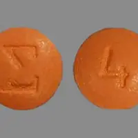 Protriptyline (Protriptyline [ proe-trip-ti-leen ])-E 4-5 mg-Orange-Round