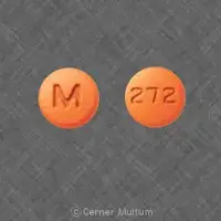 Quinapril (Quinapril [ kwin-a-pril ])-M 272-40 mg-Orange-Round