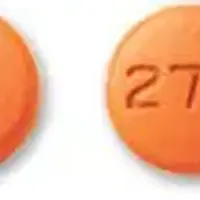 Quinapril (Quinapril [ kwin-a-pril ])-M 272-40 mg-Orange-Round