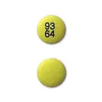 Rabeprazole (Rabeprazole [ ra-bep-ra-zole ])-93 64-20 mg-Yellow-Round