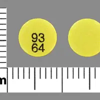 Rabeprazole (Rabeprazole [ ra-bep-ra-zole ])-93 64-20 mg-Yellow-Round