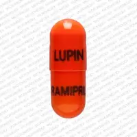 Ramipril (Ramipril [ ram-i-pril ])-LUPIN RAMIPRIL 2.5mg-2.5 mg-Orange-Capsule-shape