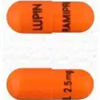 Ramipril (Ramipril [ ram-i-pril ])-LUPIN RAMIPRIL 2.5mg-2.5 mg-Orange-Capsule-shape