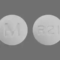 Repaglinide (Repaglinide (oral) [ re-pag-li-nide ])-M R21-0.5 mg-White-Round