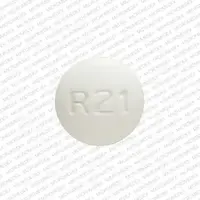 Repaglinide (Repaglinide (oral) [ re-pag-li-nide ])-M R21-0.5 mg-White-Round