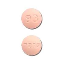 Ribavirin (inhalation) (Ribavirin (inhalation) [ rye-ba-vye-rin ])-93 7232-200 mg-Pink-Round