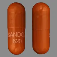 Rivastigmine transdermal (Rivastigmine transdermal [ riv-a-stig-meen ])-SANDOZ 620-4.5 mg-Red-Capsule-shape