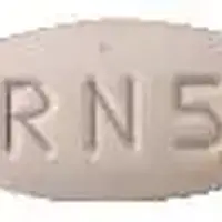 Rizatriptan (Rizatriptan [ rye-za-trip-tan ])-RN5-5 mg (base)-Pink-Oval