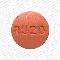 Rosuvastatin (Rosuvastatin)-RU20-20 mg-Pink-Round