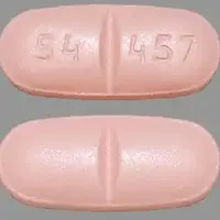 Rufinamide (Rufinamide)-54 457-400 mg-Pink-Oval