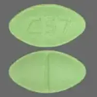 Sertraline (Sertraline [ ser-tra-leen ])-E 57-25mg-Green-Oval