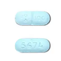 Sertraline (Sertraline [ ser-tra-leen ])-Logo 100 5674-100 mg-Blue-Oval