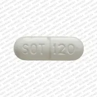 Sotalol (Sotalol (oral/injection) [ soe-ta-lol ])-APO SOT 120-120 mg-White-Capsule-shape