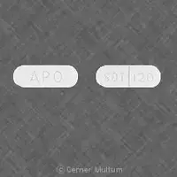 Sotalol (Sotalol (oral/injection) [ soe-ta-lol ])-APO SOT 120-120 mg-White-Capsule-shape