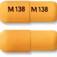 Stavudine (Stavudine [ sta-vue-deen ])-M 138 M 138-40 mg-Orange-Capsule-shape