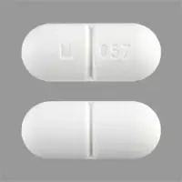 Sucralfate (Sucralfate (oral) [ soo-kral-fate ])-M 057-1 gram-White-Oval