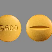 Sulfasalazine (Sulfasalazine)-G500-500 mg-Yellow-Round