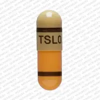 Tamsulosin (Tamsulosin [ tam-soo-loe-sin ])-TSL 0.4-0.4 mg-Green & Orange-Capsule-shape