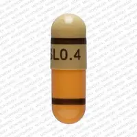 Tamsulosin (Tamsulosin [ tam-soo-loe-sin ])-TSL 0.4-0.4 mg-Green & Orange-Capsule-shape