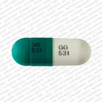 Temazepam (Temazepam [ te-maz-e-pam ])-GG 531 GG 531-15 mg-Green / White-Capsule-shape