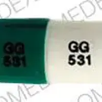 Temazepam (Temazepam [ te-maz-e-pam ])-GG 531 GG 531-15 mg-Green / White-Capsule-shape