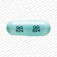 Terazosin (Terazosin [ ter-ay-zo-sin ])-GG 624 GG 624-10 mg-Green-Capsule-shape