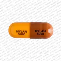 Thiothixene (Thiothixene [ thye-oh-thix-een ])-MYLAN 5010 MYLAN 5010-10 mg-Orange & Yellow-Capsule-shape