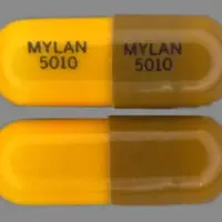 Thiothixene (Thiothixene [ thye-oh-thix-een ])-MYLAN 5010 MYLAN 5010-10 mg-Orange & Yellow-Capsule-shape