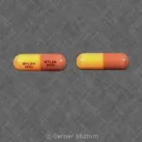 Thiothixene (Thiothixene [ thye-oh-thix-een ])-MYLAN 5010 MYLAN 5010-10 mg-Orange & Yellow-Capsule-shape