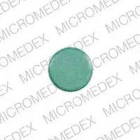 Timolol (systemic) (monograph) (Medically reviewed)-M 55-5 mg-Green-Round