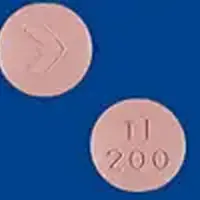 Topiramate (Topiramate [ toe-pyre-a-mate ])-TI 200 >-200 mg-Pink-Round