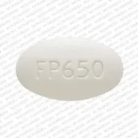 Tranexamic acid (Tranexamic acid (cyklokapron) [ tran-ex-am-ik-as-id ])-FP650-650 mg-White-Oval