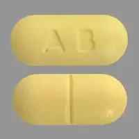 Abacavir (Abacavir [ a-bak-a-veer ])-AB-300 mg (base)-Yellow-Capsule-shape