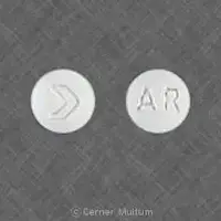 Acarbose (Acarbose [ ah-kar-bose ])-> AR-25 mg-White-Round